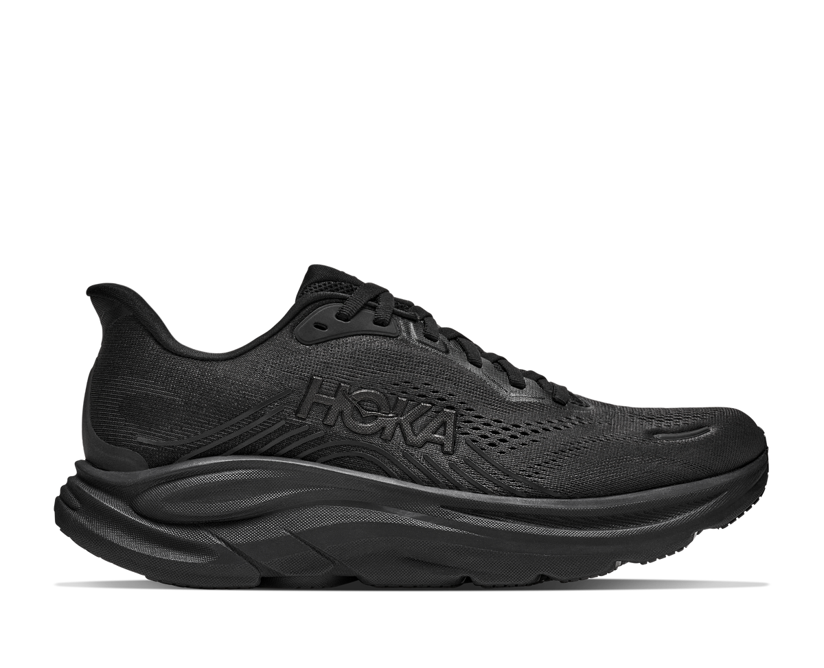 HOKA Men's CLIFTON 11 - BLACK / BLACK