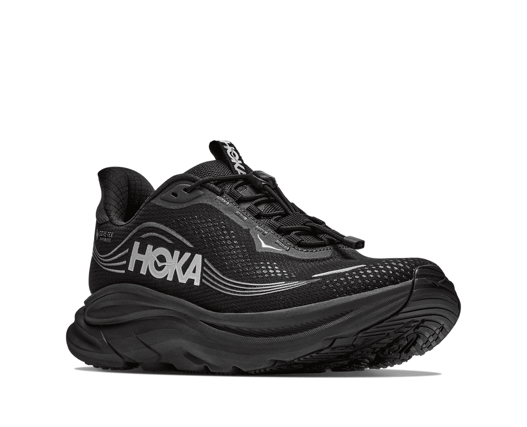 HOKA Men's Clifton 11 GTX - BLACK / BLACK