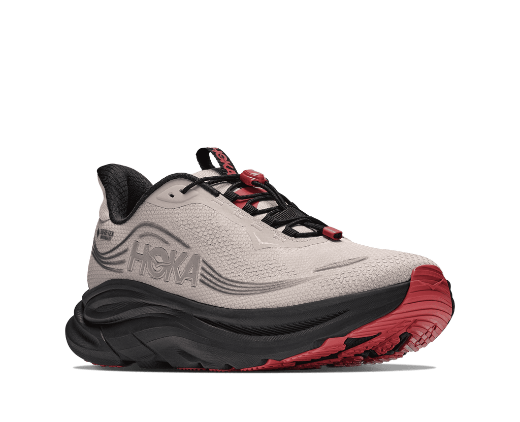 HOKA Men's Clifton 11 GTX - RIVER ROCK GREY / CARBON BLACK