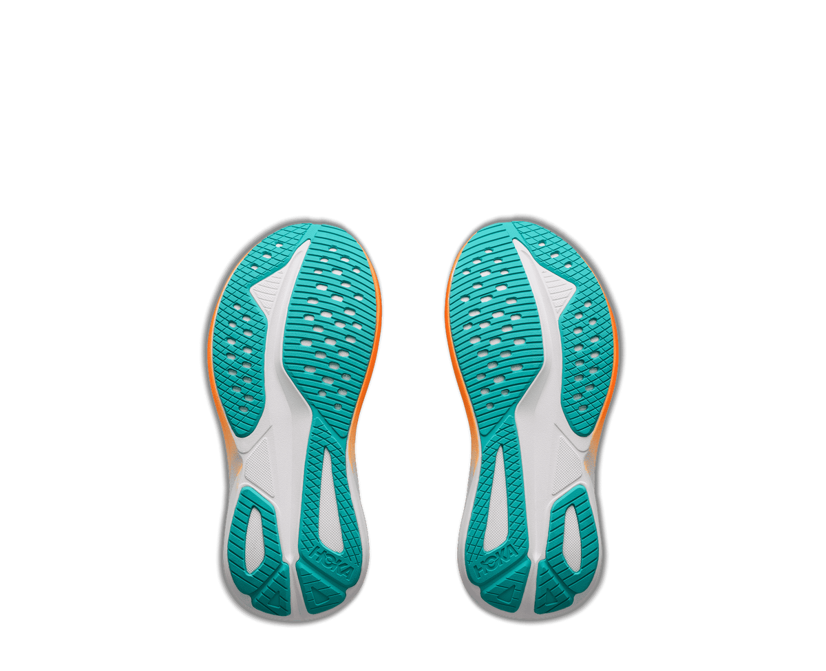 HOKA Unisex Mach 7 - NIGHT GLOW BLUE / NEON TANGERINE