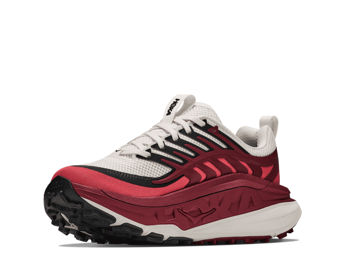 HOKA Women's Stinson 8 - ALABASTER / VARSITY BURGUNDY