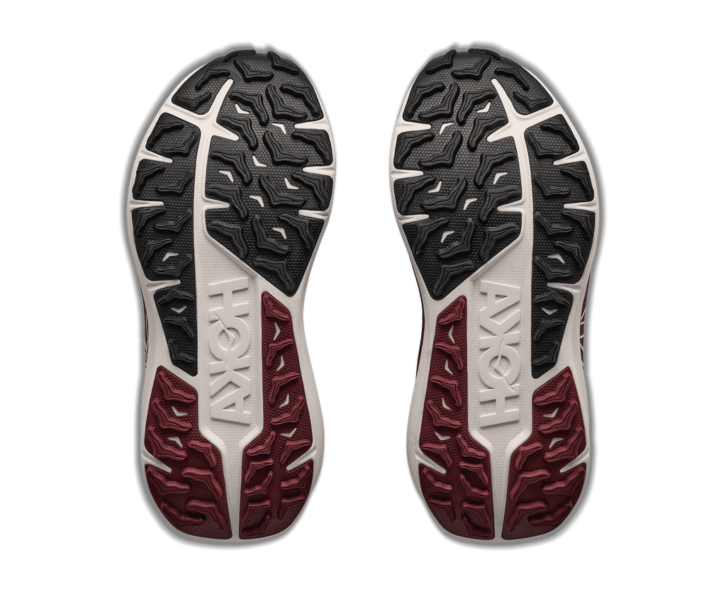 HOKA Women's Stinson 8 - ALABASTER / VARSITY BURGUNDY