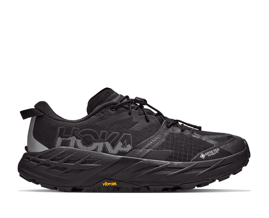HOKA Men's Speedgoat 7 - BLACK / CARBON BLACK (Wide)