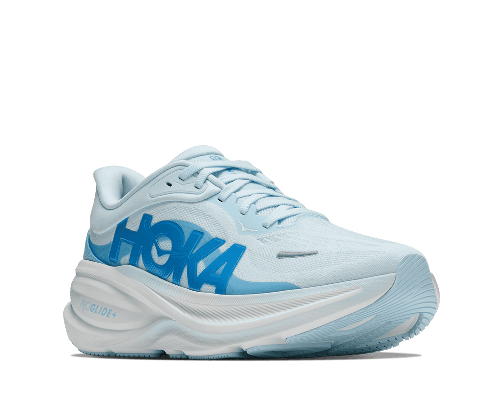 HOKA Women's Clifton Pro - GLIMMERING BLUE / SOARING BLUE (Wide)
