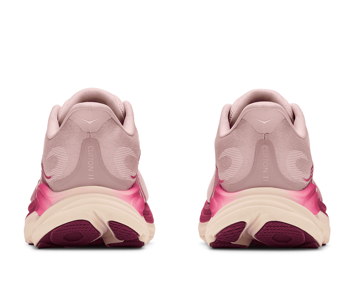 HOKA Women's Clifton 11 - PINK OPAL / ALABASTER (Wide)