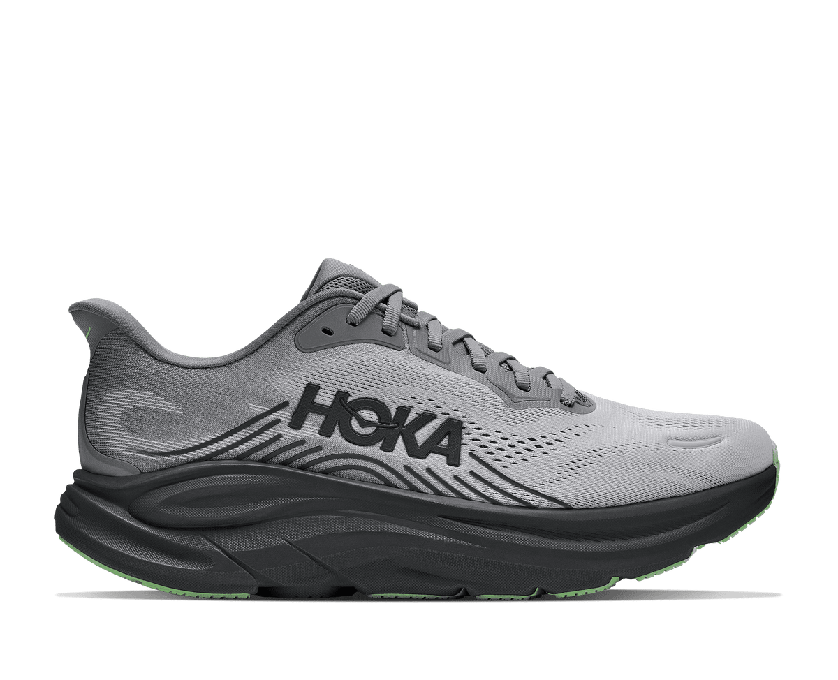 HOKA Men's Clifton 11 - GALACTIC GREY / STARDUST (Extra Wide)