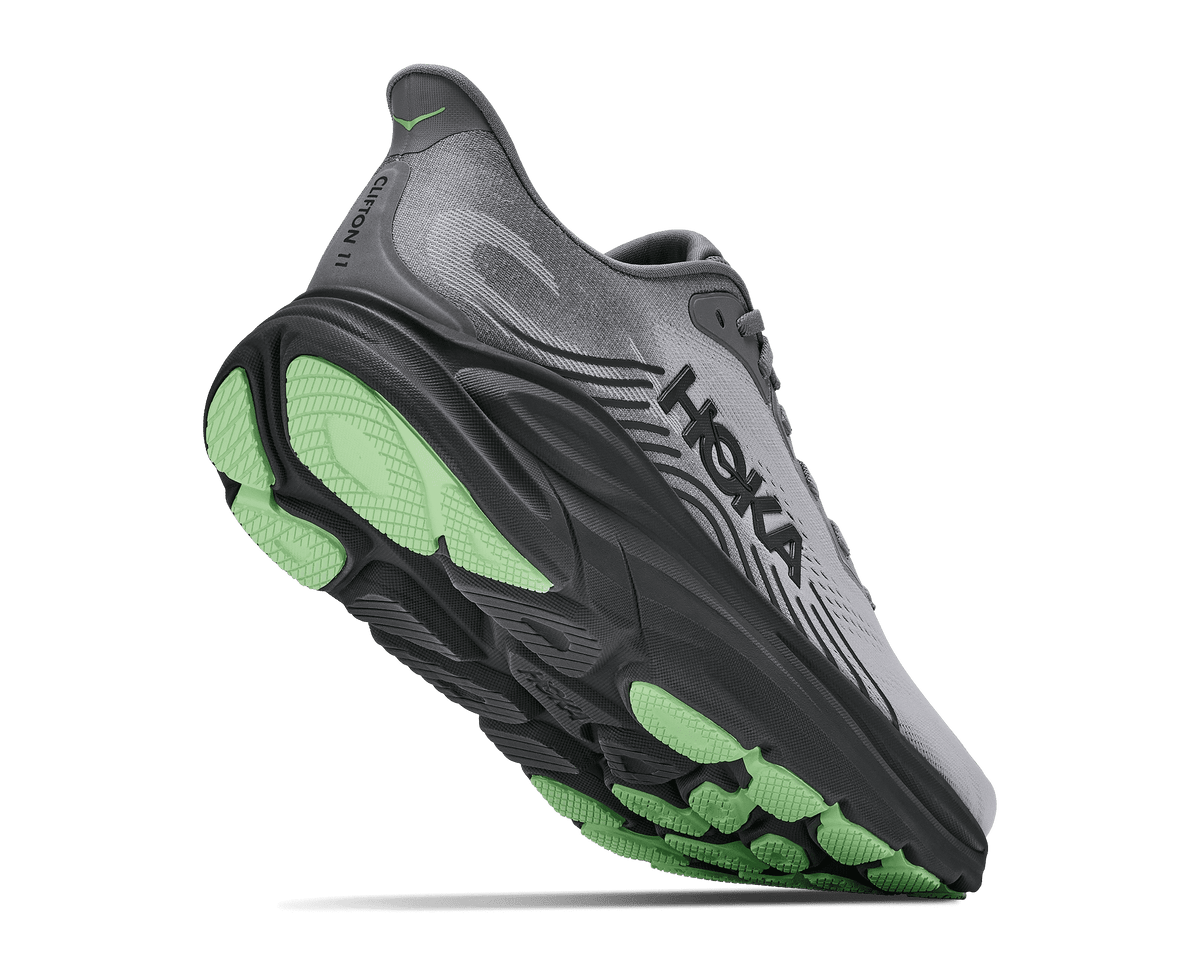 HOKA Men's Clifton 11 - GALACTIC GREY / STARDUST (Extra Wide)