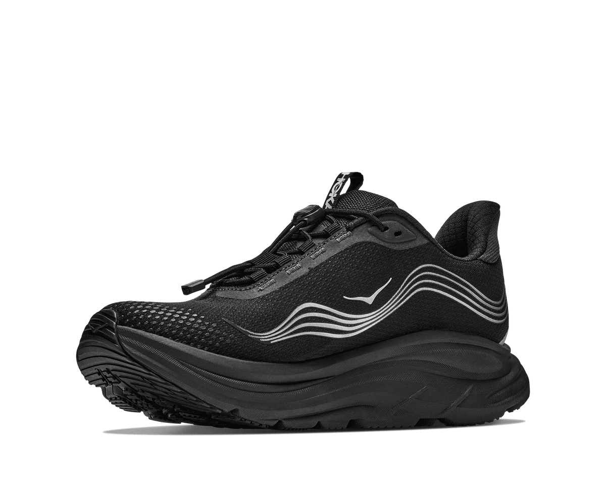 HOKA Men's Clifton 11 GTX - BLACK / BLACK (Wide)