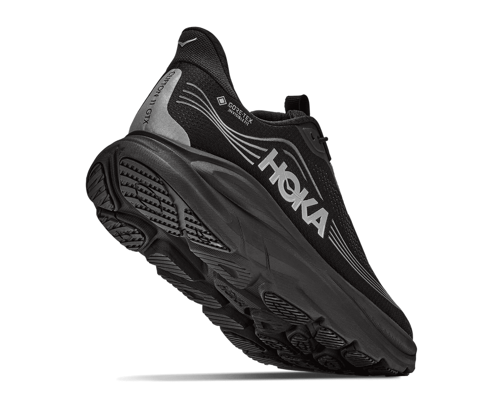 HOKA Women's Clifton 11 GTX - BLACK / BLACK (Wide)