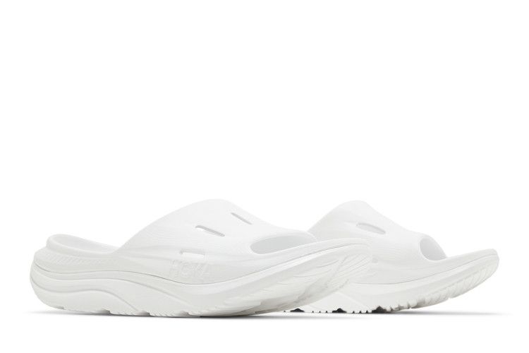 HOKA Ora Recovery Slide 3 'Triple White'