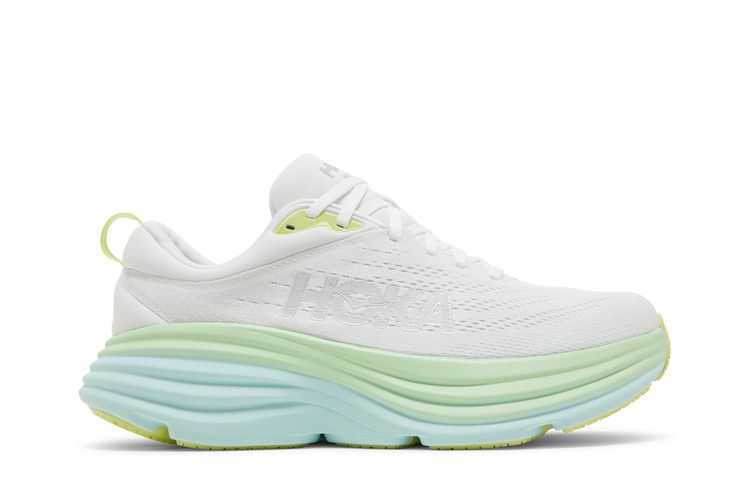 HOKA Wmns Bondi 8 'Blanc De Blanc Sunlit Ocean'