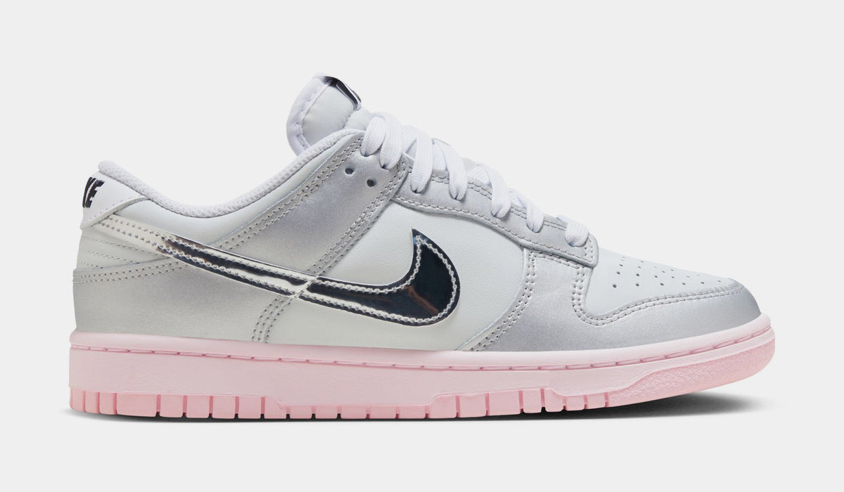 Dunk Low LX Womens Lifestyle Shoes (Photon Dust/Metallic Silver/Pink Foam)