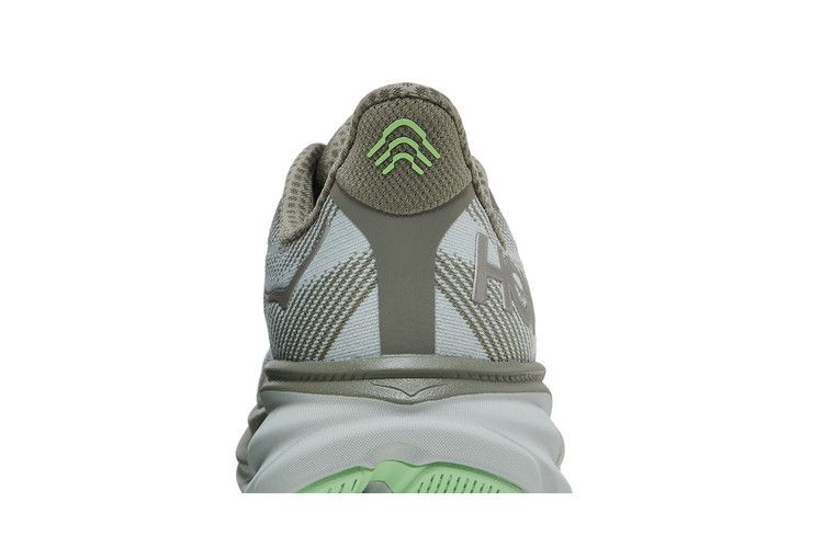 HOKA Clifton 9 'Olive Haze Mercury'