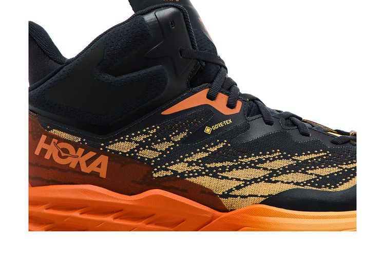 HOKA Speedgoat 5 Mid GORE-TEX 'Blue Graphite Amber Yellow'