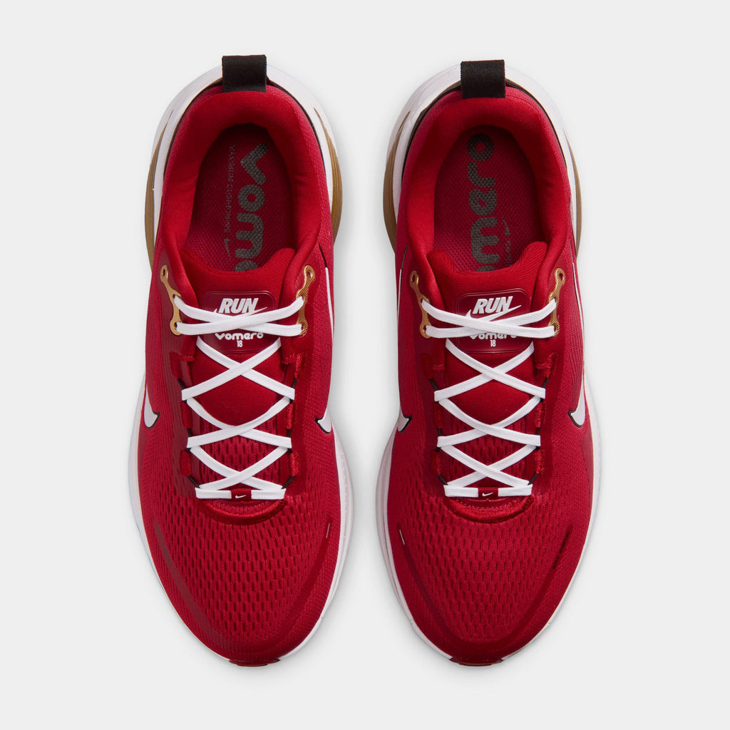 NFL x Vomero 18 San Francisco 49ers Mens Running Shoes (Gym Red/White/Club Gold)