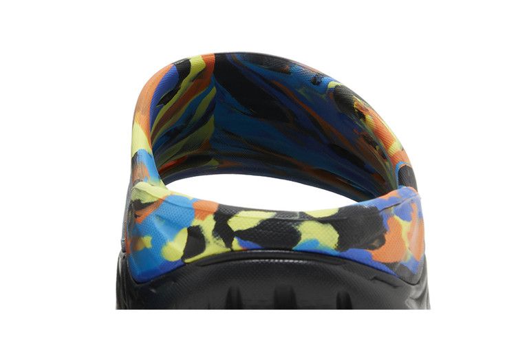 HOKA Ora Recovery Slide 'Swirl - Black Diva Blue'