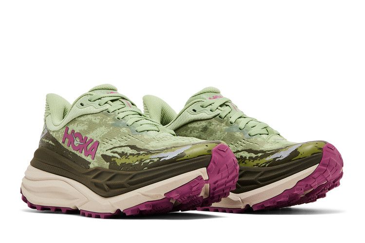 HOKA Wmns Stinson 7 'Seed Green Beet Root'