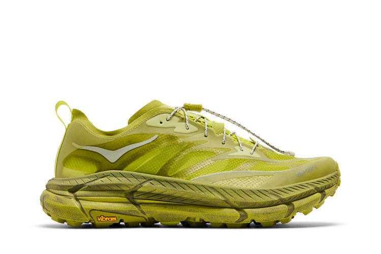 Satisfy x HOKA Mafate Speed 4 Lite 'Sulfur'