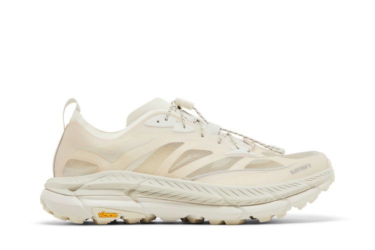Satisfy x HOKA Mafate Speed 4 Lite 'Bone'