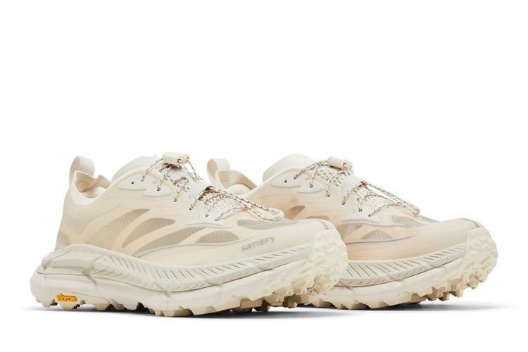 Satisfy x HOKA Mafate Speed 4 Lite 'Bone'