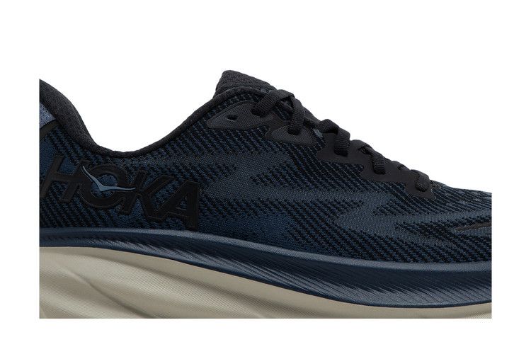 HOKA Clifton 9 'Black Varsity Navy'