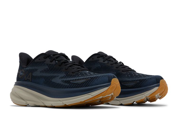 HOKA Clifton 9 'Black Varsity Navy'