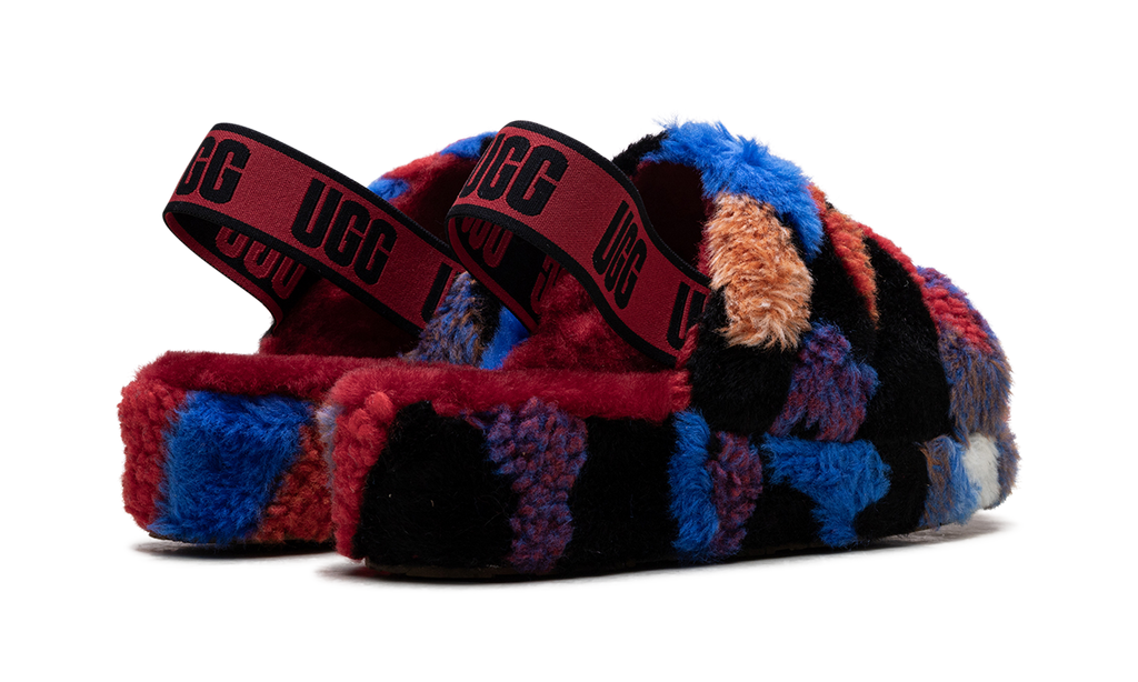 Fluff Yeah Slide WMNS "Cali Collage Red" 1118164 RED