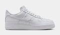 Air Force 1 White Stars Mens Lifestyle Shoes (White/White/Metallic Silver)