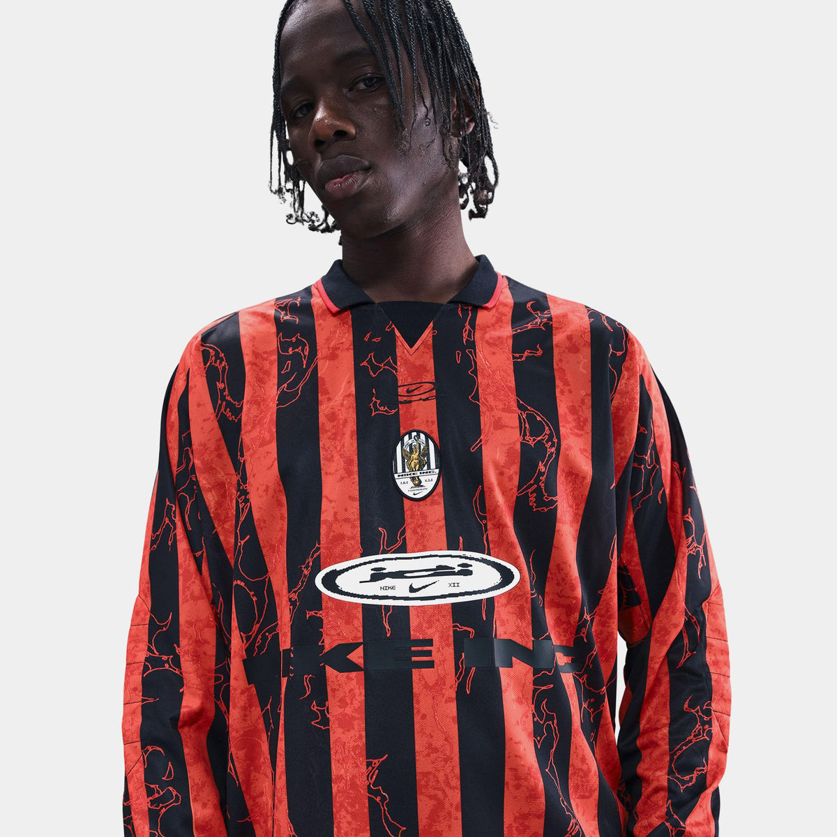 Air VCTRY Long Sleeve Mens Jersey (Picante Red/University Red/Black)