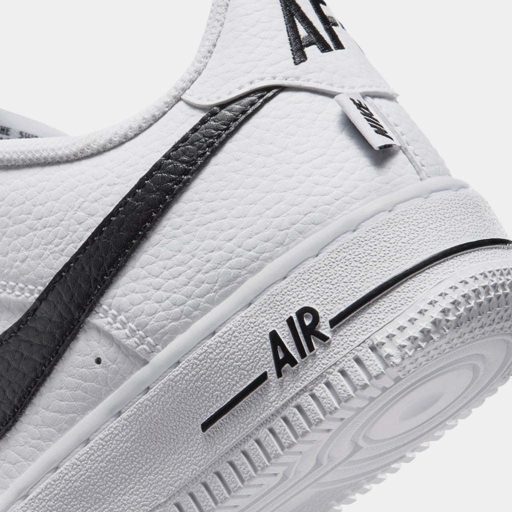 Air Force 1 Low Grade School Lifestyle Shoes (White/Black)