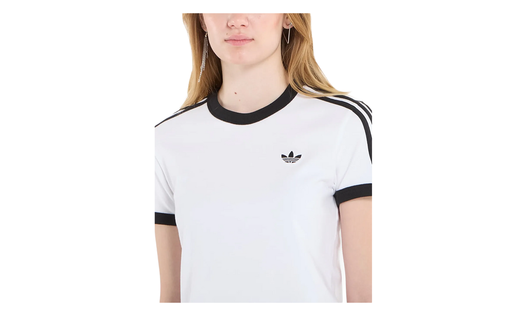 Originals 3-Stripes Slim Tee WMNS "White / Black" KD3683