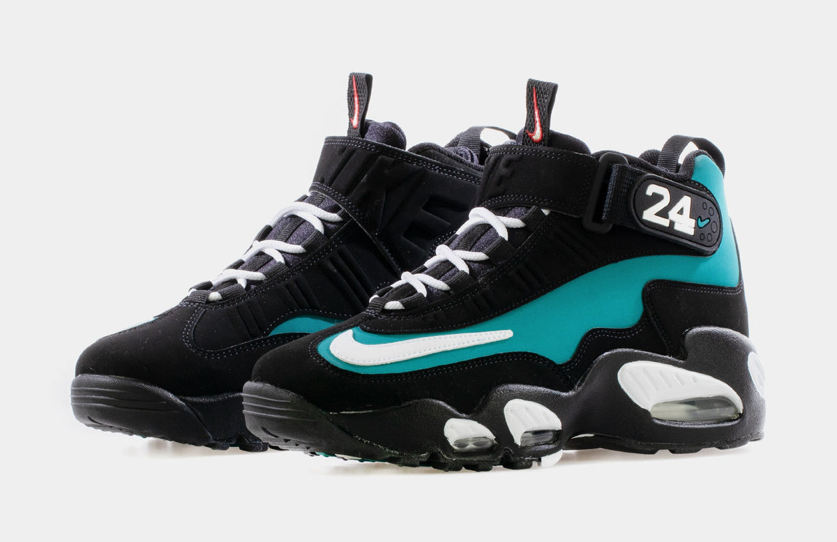 Air Griffey Max 1 Black And Freshwater Mens Basketball Shoes (Black/Freshwater/White/Varsity Red)