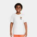 NSW Boxy Scooter Tee Grade School Short Sleeve Shirt (White)