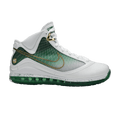 Nike Air Max LeBron 7 'Akron' — Wht/Wht-Mtllc Gld-Grg Grn (Akron)