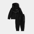 Tech Fleece Full Zip Infant Toddler Set (Black/Black)