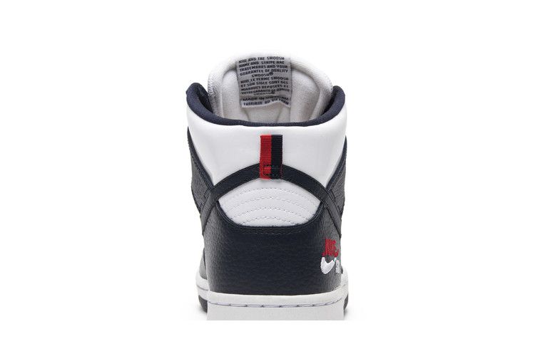 Nike SB Dunk High Pro 'Dream Team' — Obsidian/Obsidian-White-University Red