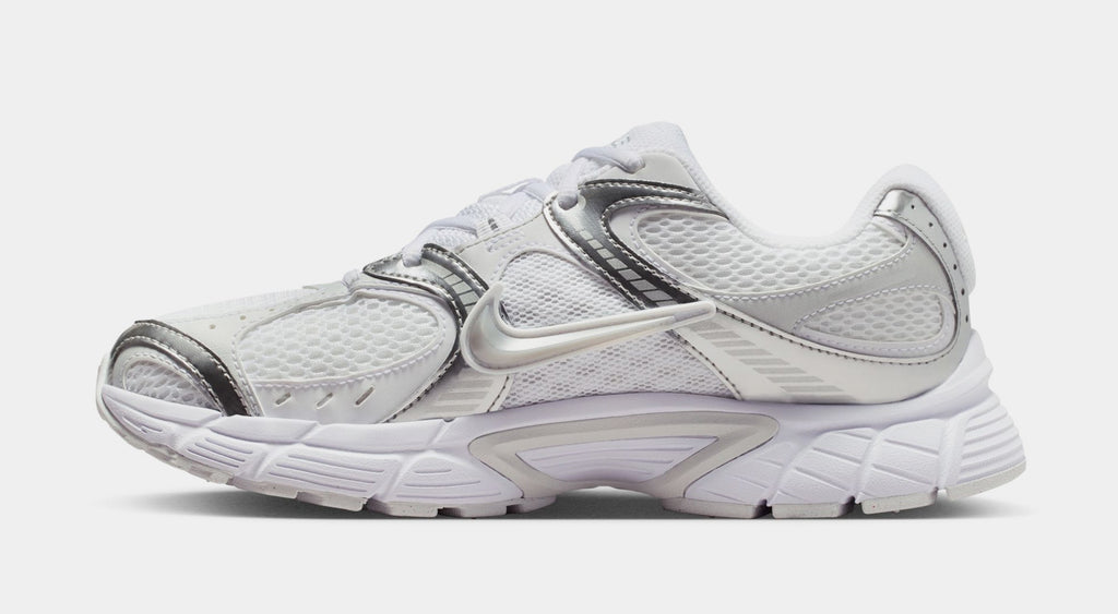 V5 RNR Reflective Accents Womens Running Shoes (White/Metallic Platinum/Pure Platinum/Metallic Silver)