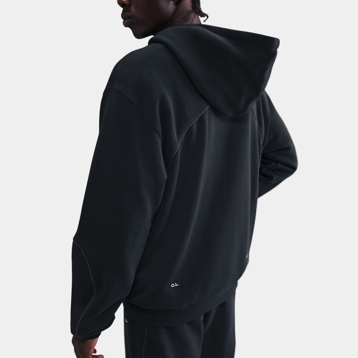 Nocta Fleece CS Mens Hoodie (Black/White)