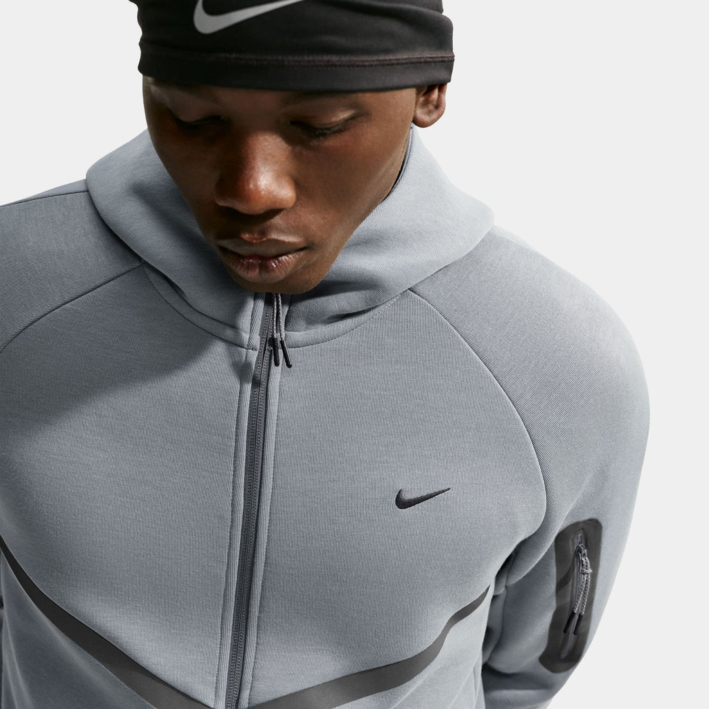 Tech Fleece Full Zip Windrunner Mens Jacket (Cool Grey/Iron Grey/Black)