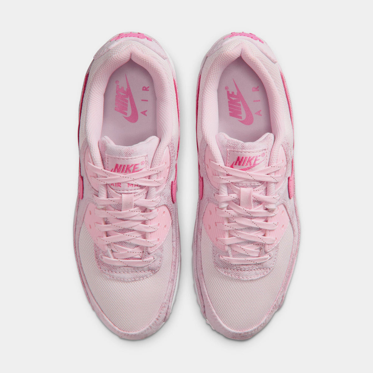 Air Max 90 Denim Womens Running Shoes (Pink Foam/Pinksicle/Pearl Pink/White)