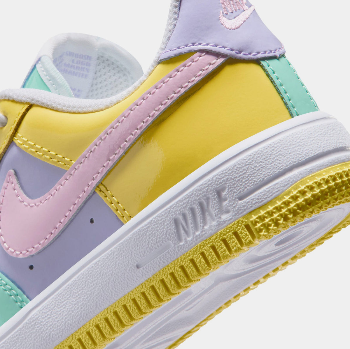 Air Force 1 '07 Easter Preschool Lifestyle Shoes (Yellow Pulse/Pink Foam/Hydrangeas)