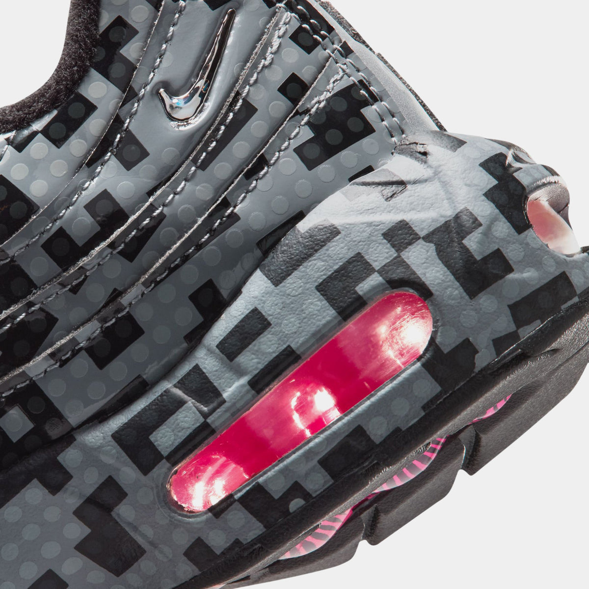LEGO x Air Max 95 Brick Pixel Preschool Lifestyle Shoes (Smoke Grey/Metallic Silver/Black/University Gold/Volt/Hyper Pink) Free Shipping