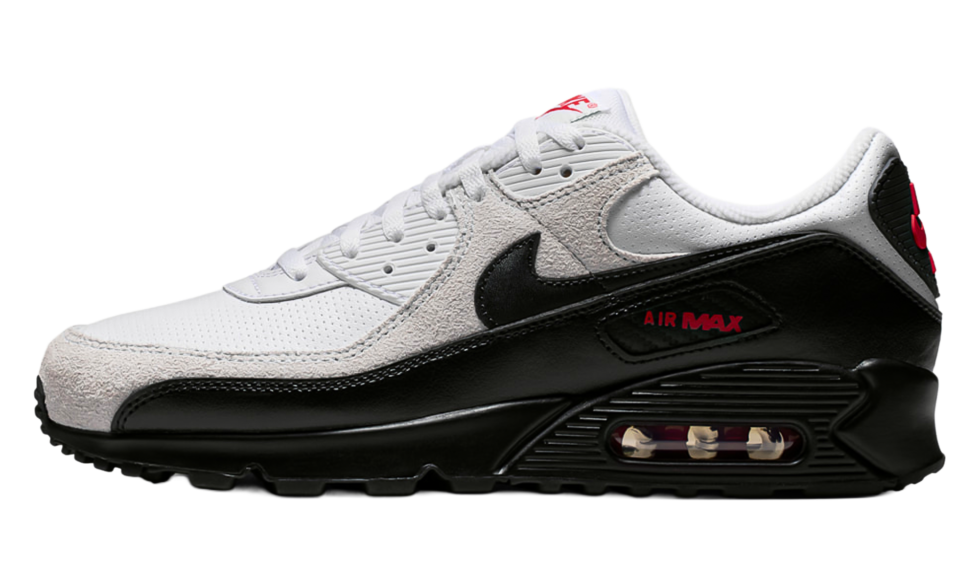 Air Max 90 "Perforated Leather White Black" IV2867 100