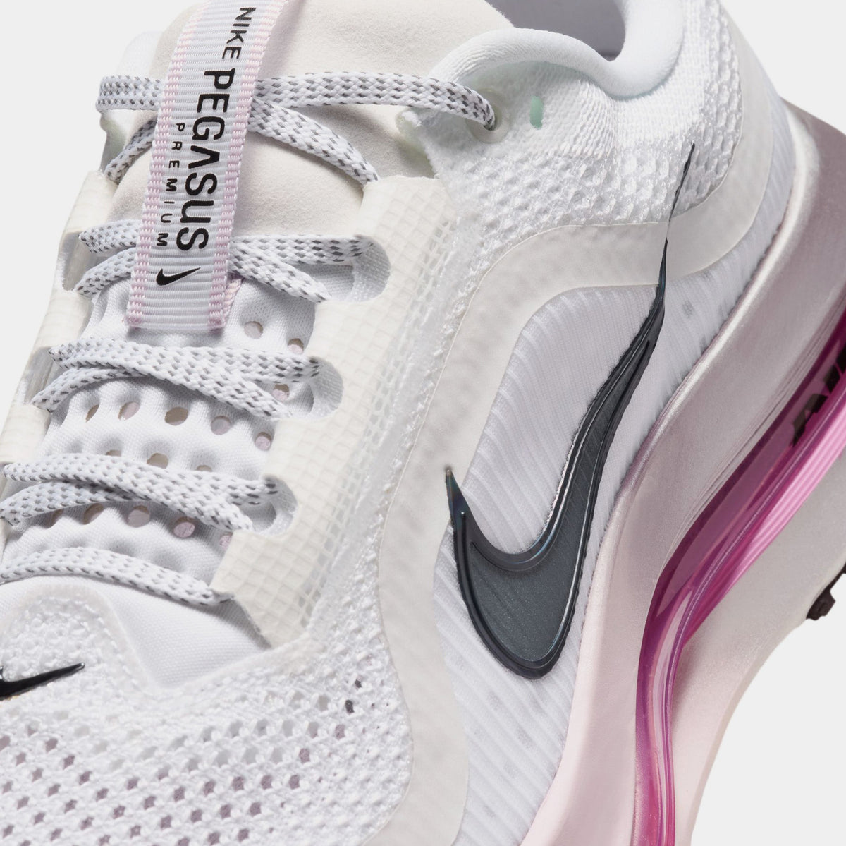 Pegasus Premium Womens Running Shoes (White/Black/Bleached Lilac/Light Magenta)