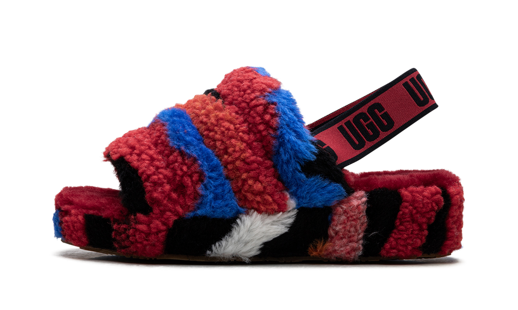 Fluff Yeah Slide WMNS "Cali Collage Red" 1118164 RED
