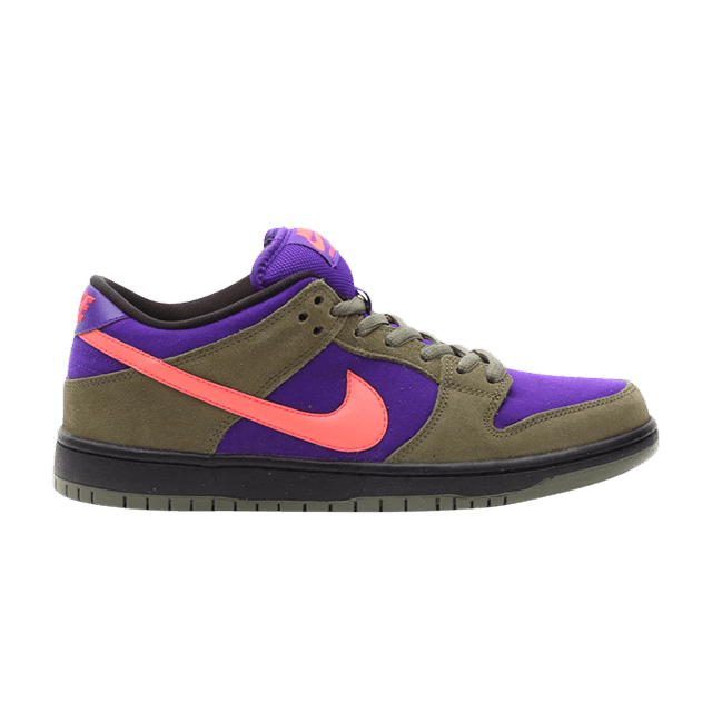 Nike Dunk Low Pro SB 'Medium Olive Atomic Red'