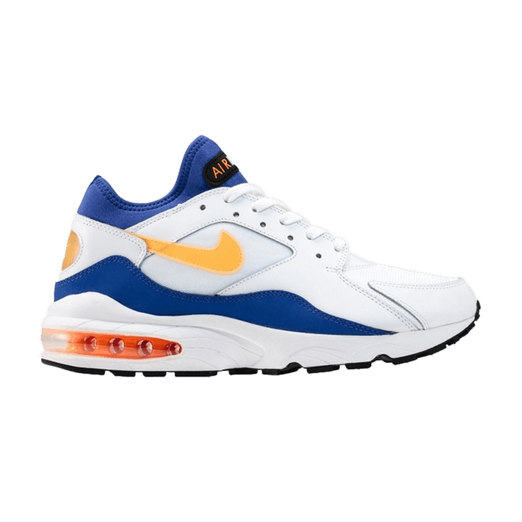 Nike Air Max 93 — white/midnight navy-metallic silver