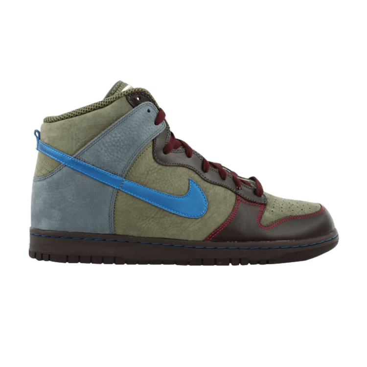 Nike Dunk High Premium — Army Olive/Military Blue