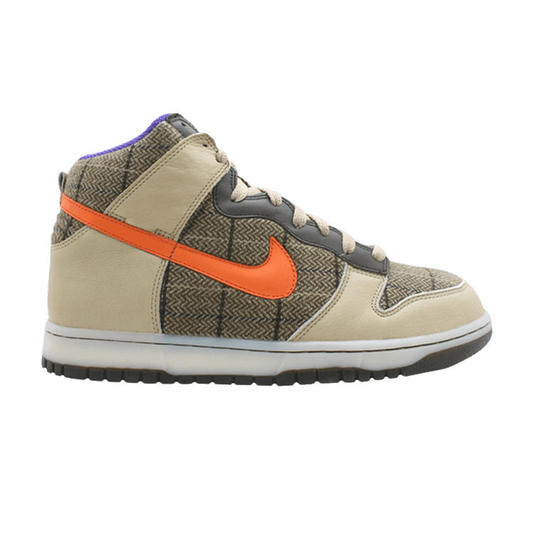 Nike Dunk High Premium Tweed Orange Blaze
