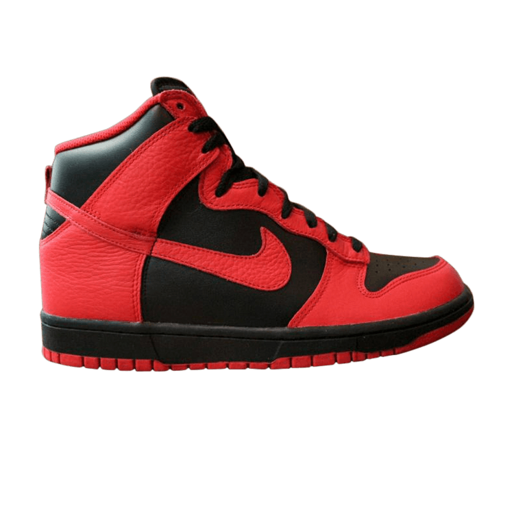 Nike Dunk High 'Black Action Red'